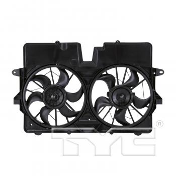 2005 Mercury Mariner Dual Radiator and Condenser Fan Assembly TYC 621920 image 1 of 4