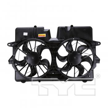 2005 Mercury Mariner Dual Radiator and Condenser Fan Assembly TYC 621920 image 2 of 4