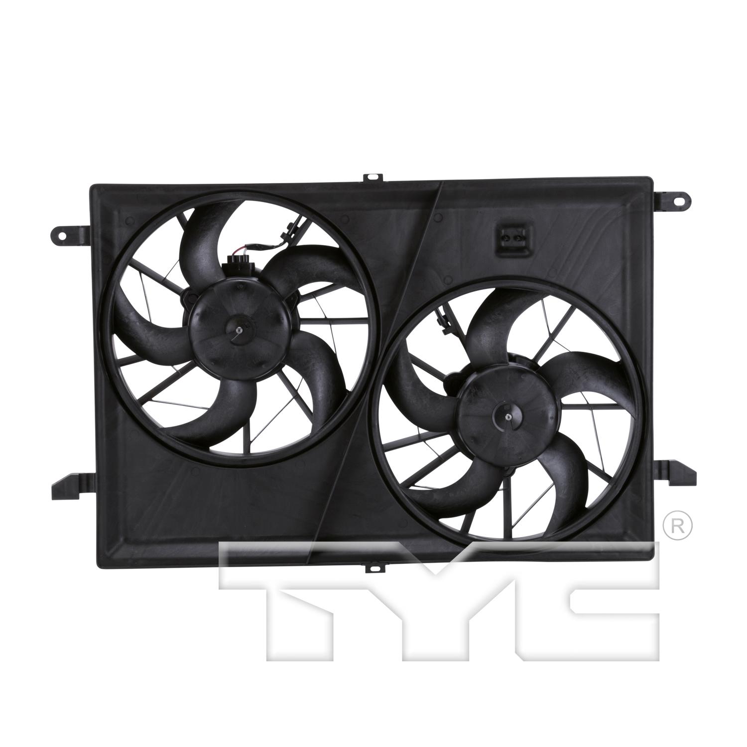 TYC 621930 - Dual Radiator and Condenser Fan Assembly TYC 621930 Dual Radiator and Condenser Fan Assembly product image 1 of 3