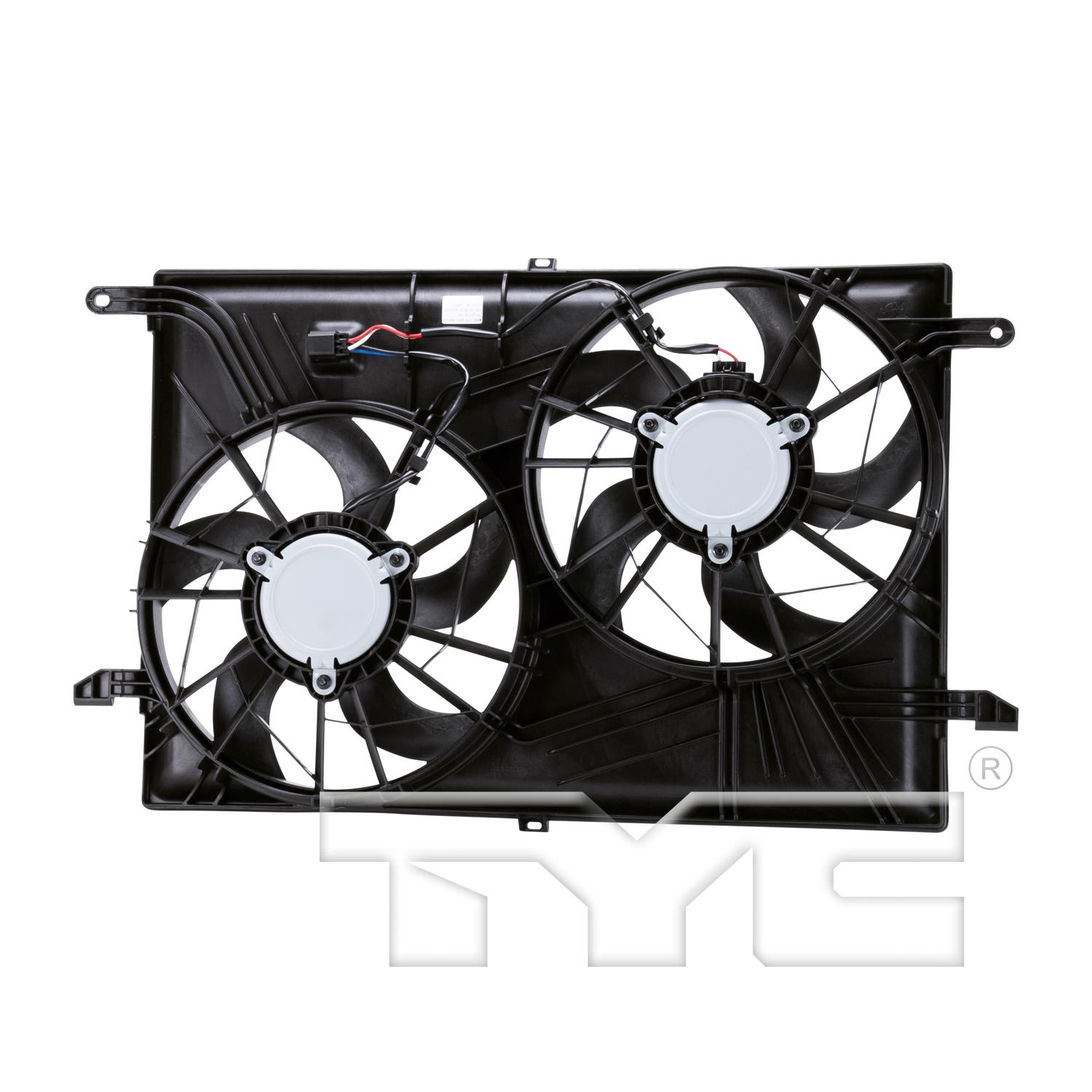 TYC 621930 - Dual Radiator and Condenser Fan Assembly TYC 621930 Dual Radiator and Condenser Fan Assembly product image 2 of 3