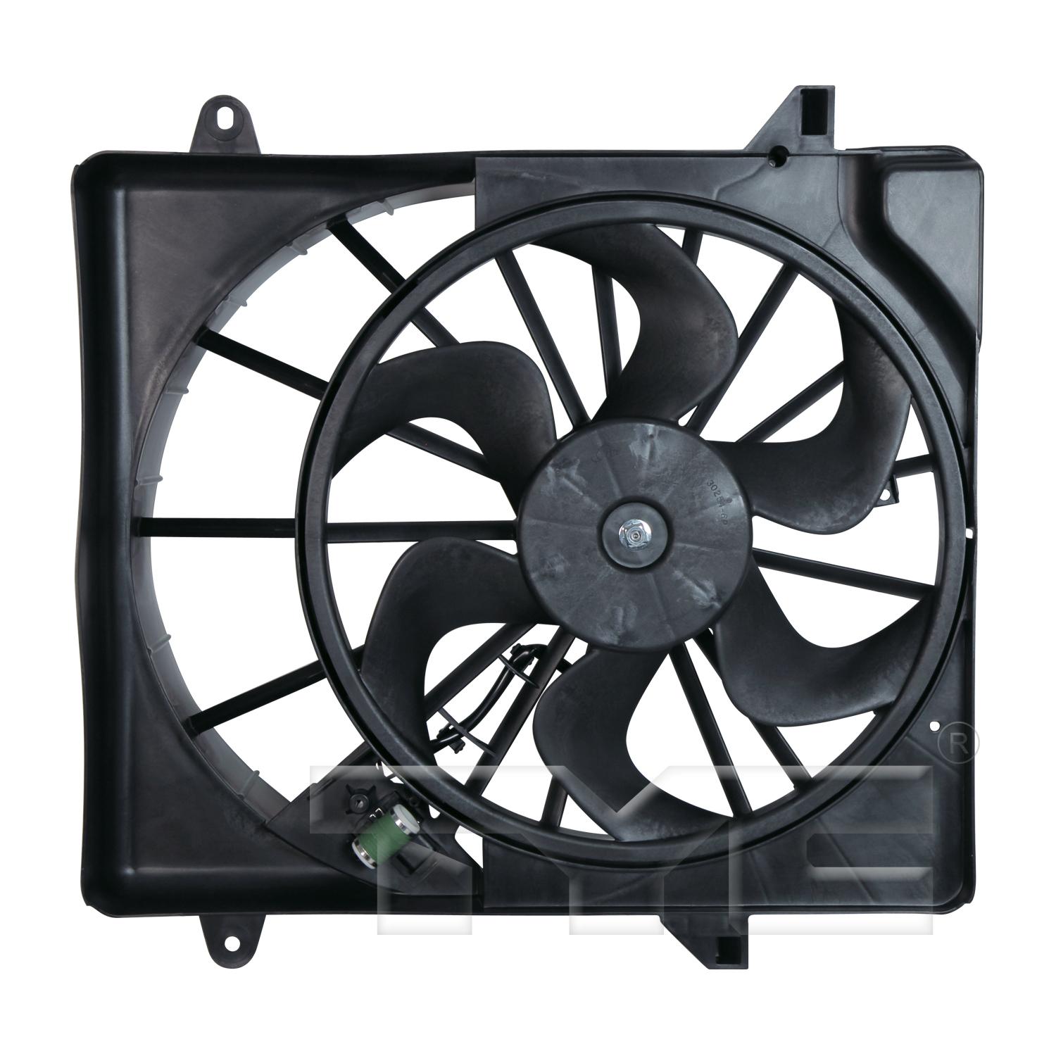 TYC 621940 - Dual Radiator and Condenser Fan Assembly TYC 621940 Dual Radiator and Condenser Fan Assembly product image 1 of 3