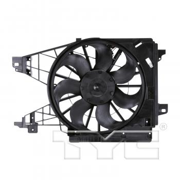 2008 Cadillac XLR Dual Radiator and Condenser Fan Assembly