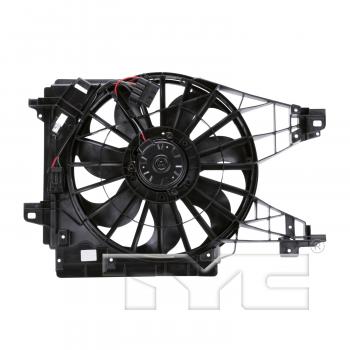 2008 Cadillac XLR Dual Radiator and Condenser Fan Assembly TYC 621950 image 2 of 4