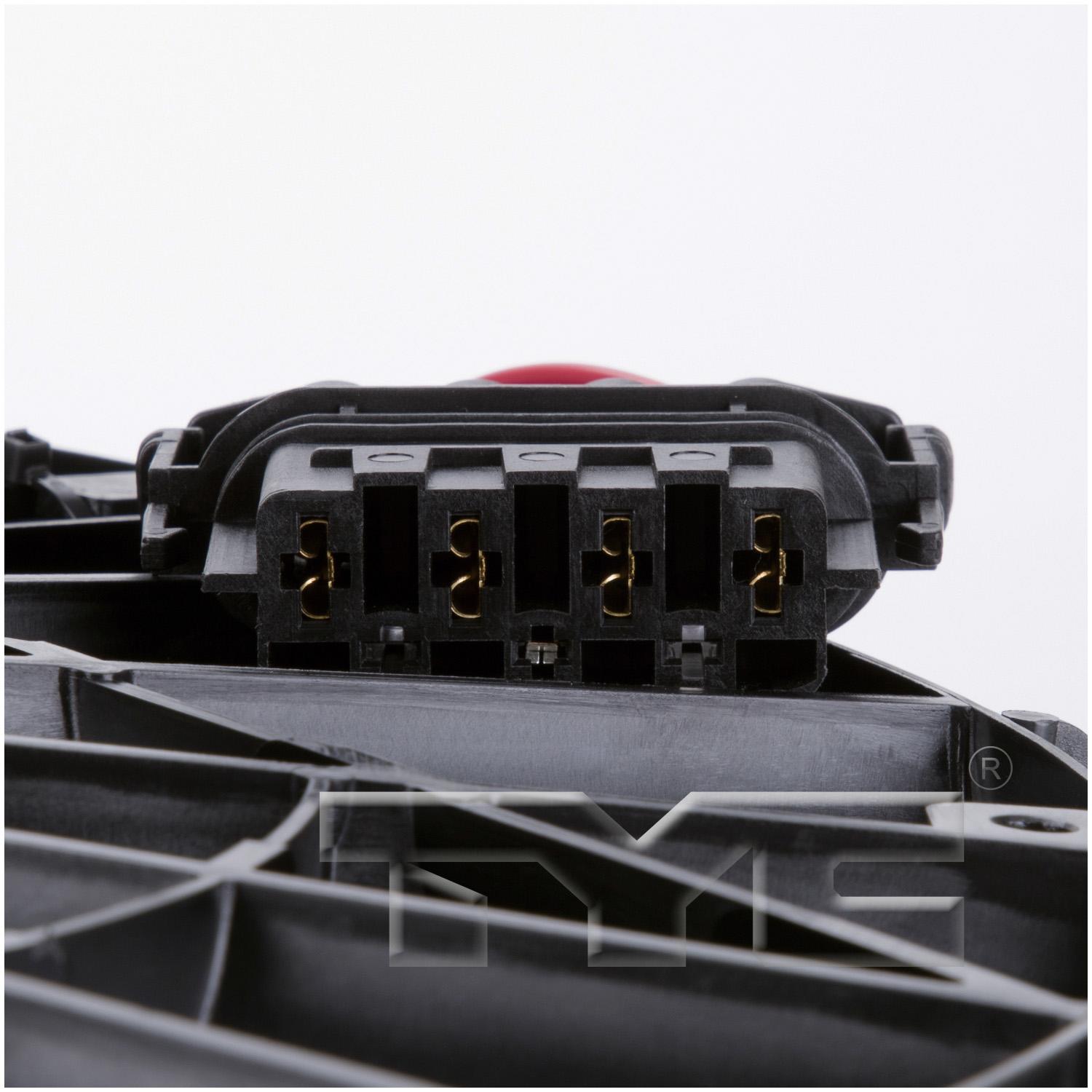 TYC 621950 Dual Radiator and Condenser Fan Assembly product image 3 of 5