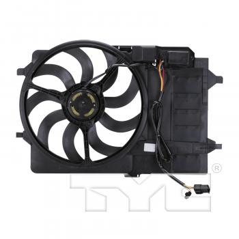 2003 Mini Cooper Dual Radiator and Condenser Fan Assembly TYC 621980 image 2 of 4