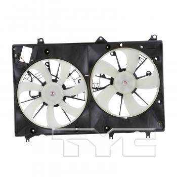 2013 Toyota Highlander Dual Radiator and Condenser Fan Assembly TYC 622000 image 1 of 4