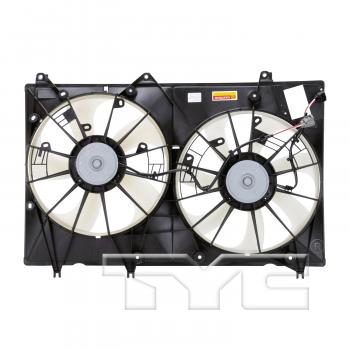 2013 Toyota Highlander Dual Radiator and Condenser Fan Assembly TYC 622000 image 2 of 4