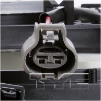 2013 Toyota Highlander Dual Radiator and Condenser Fan Assembly TYC 622000 image 4 of 4