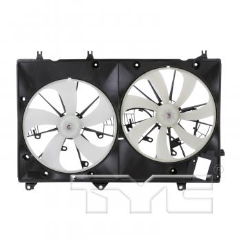 2013 Toyota Highlander Dual Radiator and Condenser Fan Assembly TYC 622010 image 1 of 4