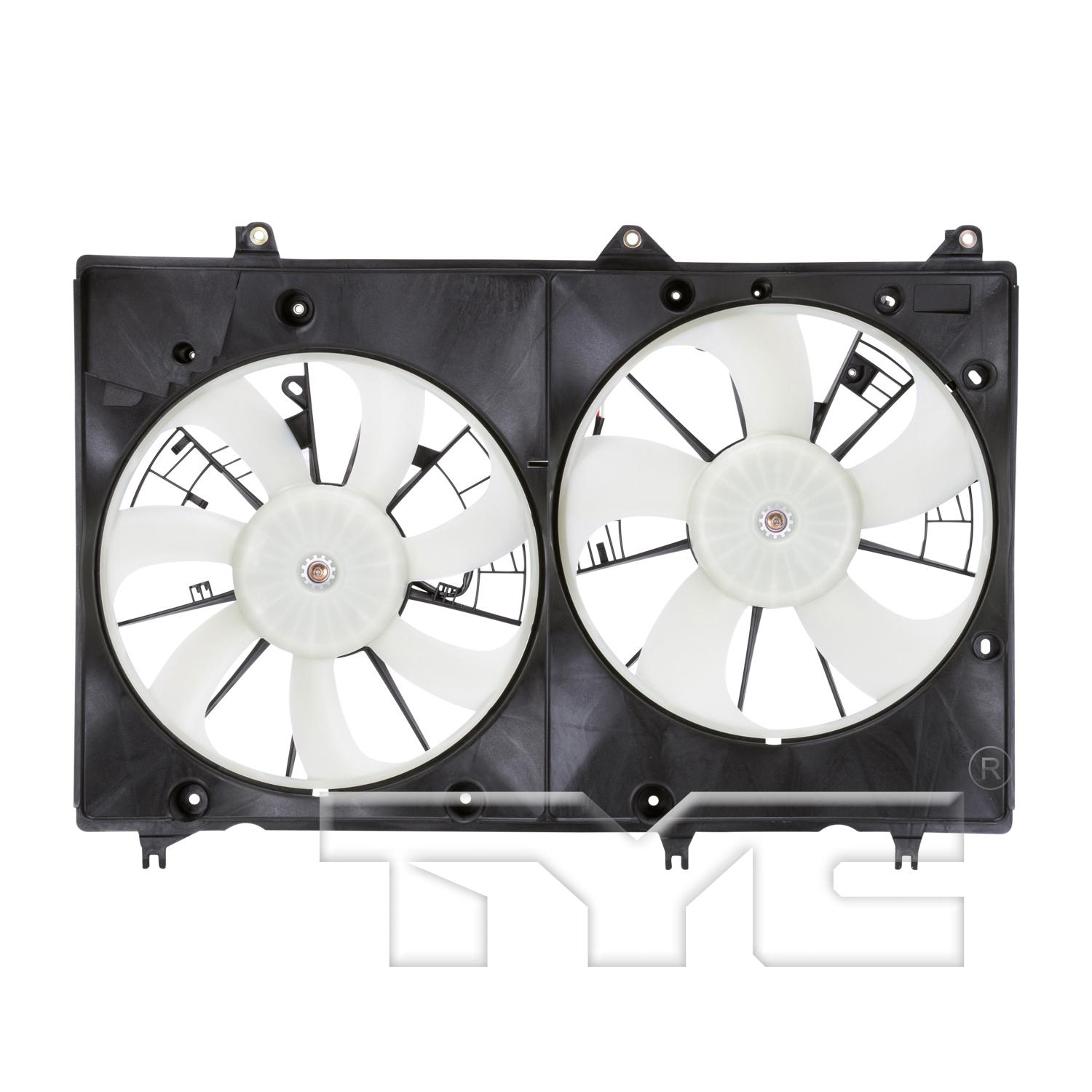 TYC 622020 - Dual Radiator and Condenser Fan Assembly TYC 622020 Dual Radiator and Condenser Fan Assembly product image 1 of 5