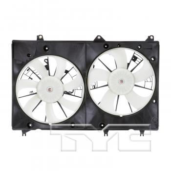 2010 Toyota Highlander Dual Radiator and Condenser Fan Assembly TYC 622020 image 1 of 4