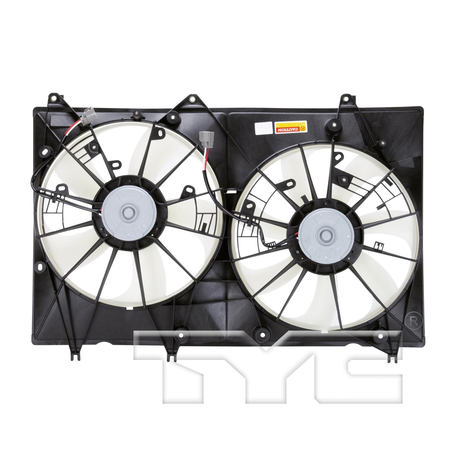 TYC 622020 - Dual Radiator and Condenser Fan Assembly TYC 622020 Dual Radiator and Condenser Fan Assembly product image 2 of 5