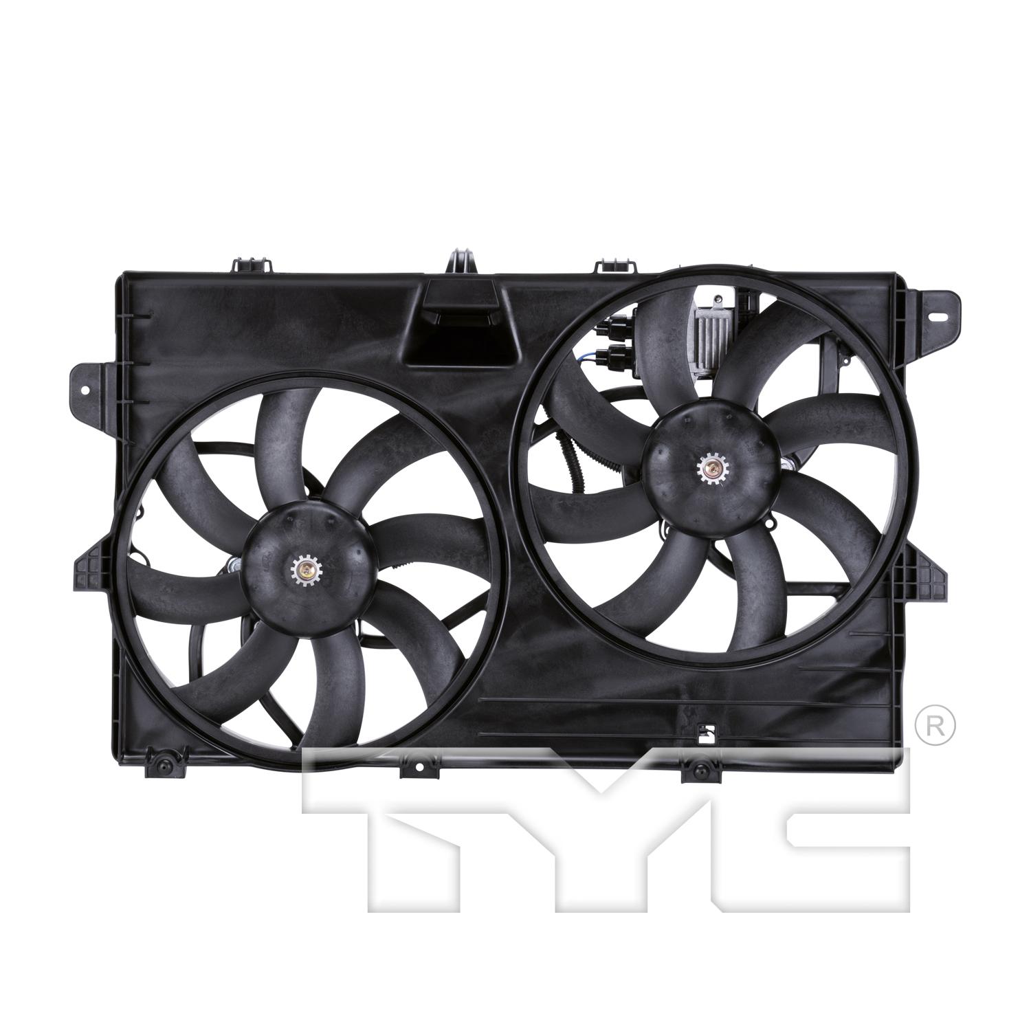 TYC 622030 - Dual Radiator and Condenser Fan Assembly TYC 622030 Dual Radiator and Condenser Fan Assembly product image 1 of 3