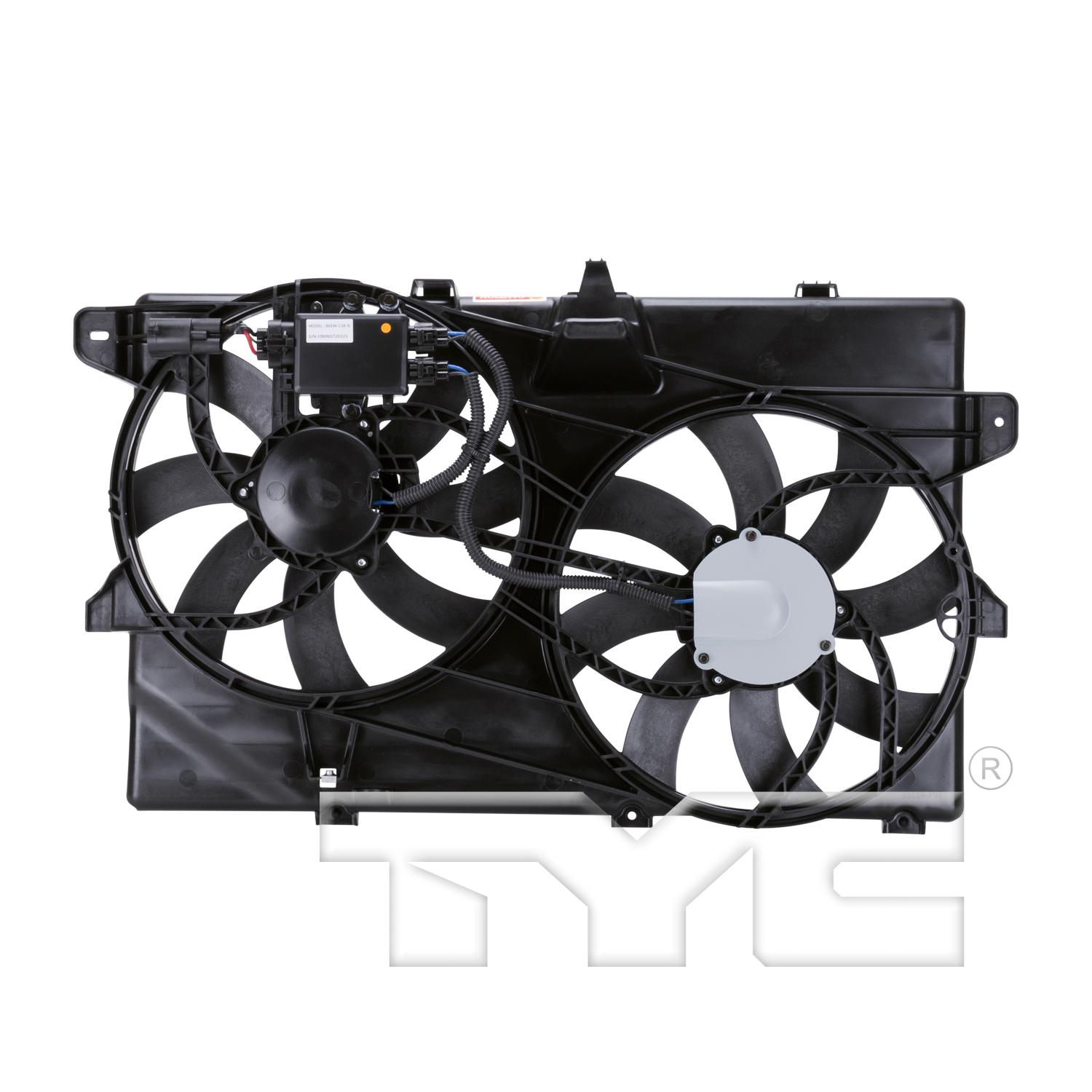 TYC 622030 - Dual Radiator and Condenser Fan Assembly TYC 622030 Dual Radiator and Condenser Fan Assembly product image 2 of 3
