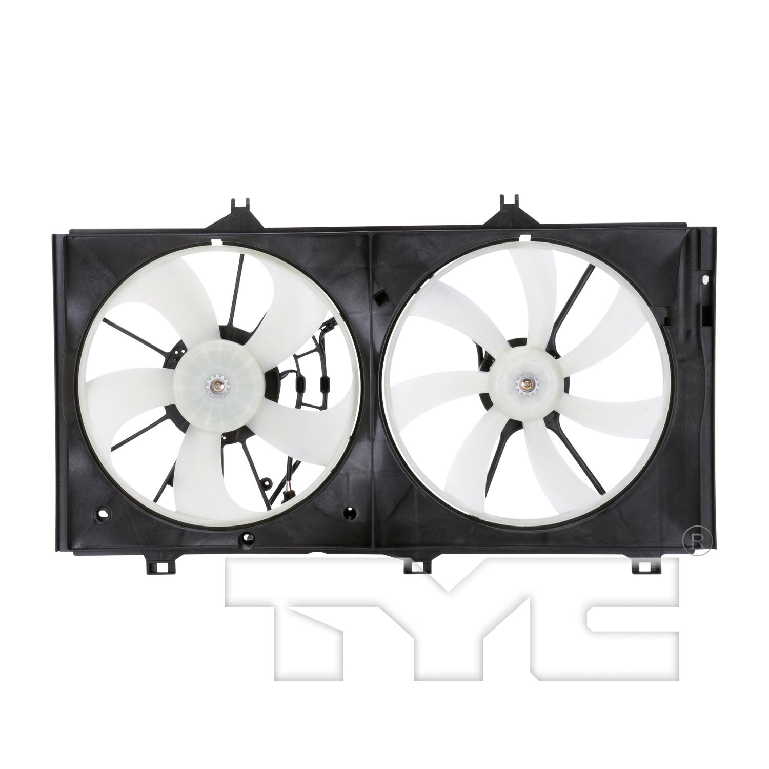 TYC 622050 - Dual Radiator and Condenser Fan Assembly TYC 622050 Dual Radiator and Condenser Fan Assembly product image 1 of 4