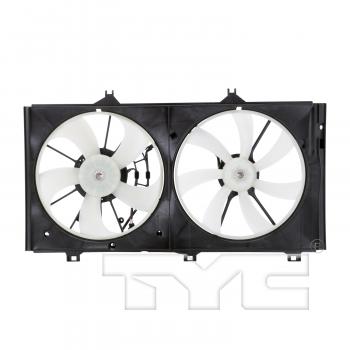 2010 Lexus ES350 Dual Radiator and Condenser Fan Assembly TYC 622050 image 1 of 4