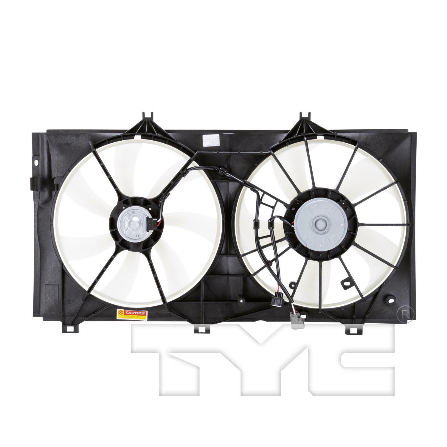 TYC 622050 - Dual Radiator and Condenser Fan Assembly TYC 622050 Dual Radiator and Condenser Fan Assembly product image 2 of 4