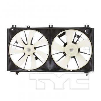 2012 Lexus IS350 Dual Radiator and Condenser Fan Assembly