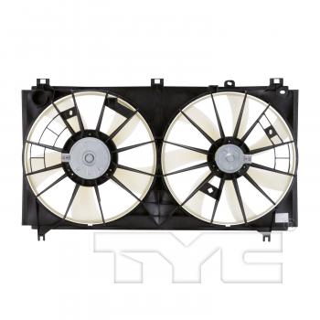 2007 Lexus IS350 Dual Radiator and Condenser Fan Assembly TYC 622060 image 2 of 4