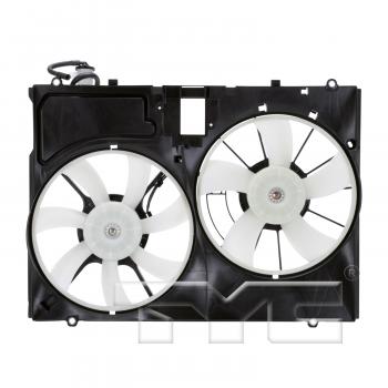 2008 Toyota Sienna Dual Radiator and Condenser Fan Assembly TYC 622080 image 1 of 3