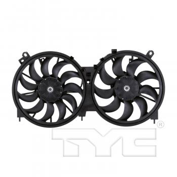2014 Nissan Murano Dual Radiator and Condenser Fan Assembly TYC 622110 image 1 of 4