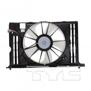 2014 Toyota Matrix Dual Radiator and Condenser Fan Assembly TYC 622130 image 2 of 3