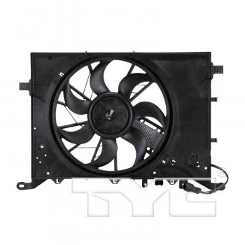 2001 Volvo S60 Dual Radiator and Condenser Fan Assembly