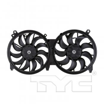 2013 Nissan Maxima Dual Radiator and Condenser Fan Assembly TYC 622150 image 1 of 4