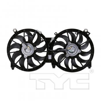 2013 Nissan Maxima Dual Radiator and Condenser Fan Assembly TYC 622150 image 2 of 4
