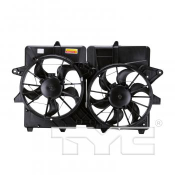 2005 Mercury Mariner Dual Radiator and Condenser Fan Assembly TYC 622180 image 2 of 4