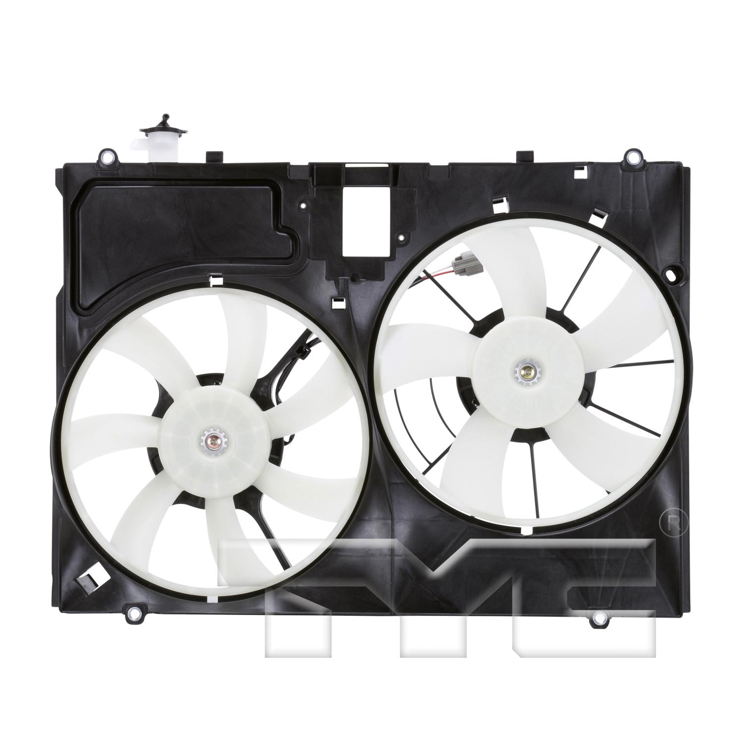 TYC 622190 - Dual Radiator and Condenser Fan Assembly TYC 622190 Dual Radiator and Condenser Fan Assembly product image 1 of 6