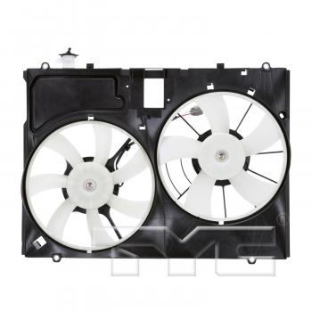 2008 Lexus RX350 Dual Radiator and Condenser Fan Assembly TYC 622190 image 1 of 4