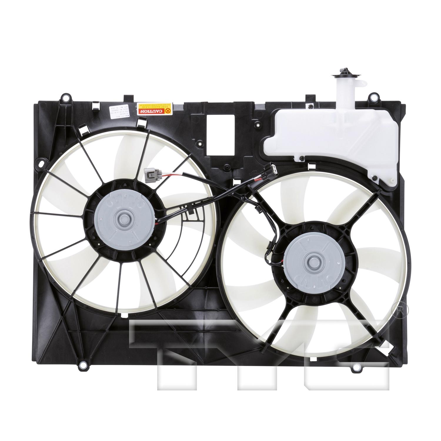 TYC 622190 - Dual Radiator and Condenser Fan Assembly TYC 622190 Dual Radiator and Condenser Fan Assembly product image 2 of 6