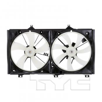 2009 Toyota Camry Dual Radiator and Condenser Fan Assembly TYC 622200 image 1 of 4