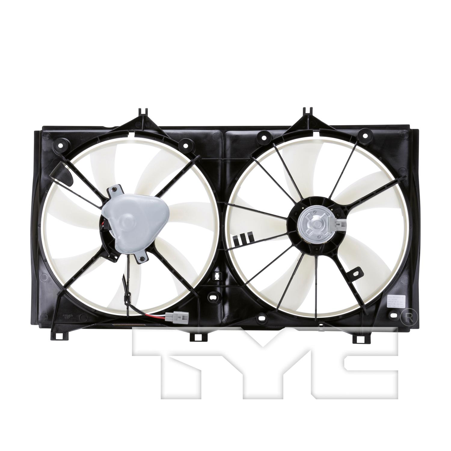 TYC 622200 - Dual Radiator and Condenser Fan Assembly TYC 622200 Dual Radiator and Condenser Fan Assembly product image 2 of 6