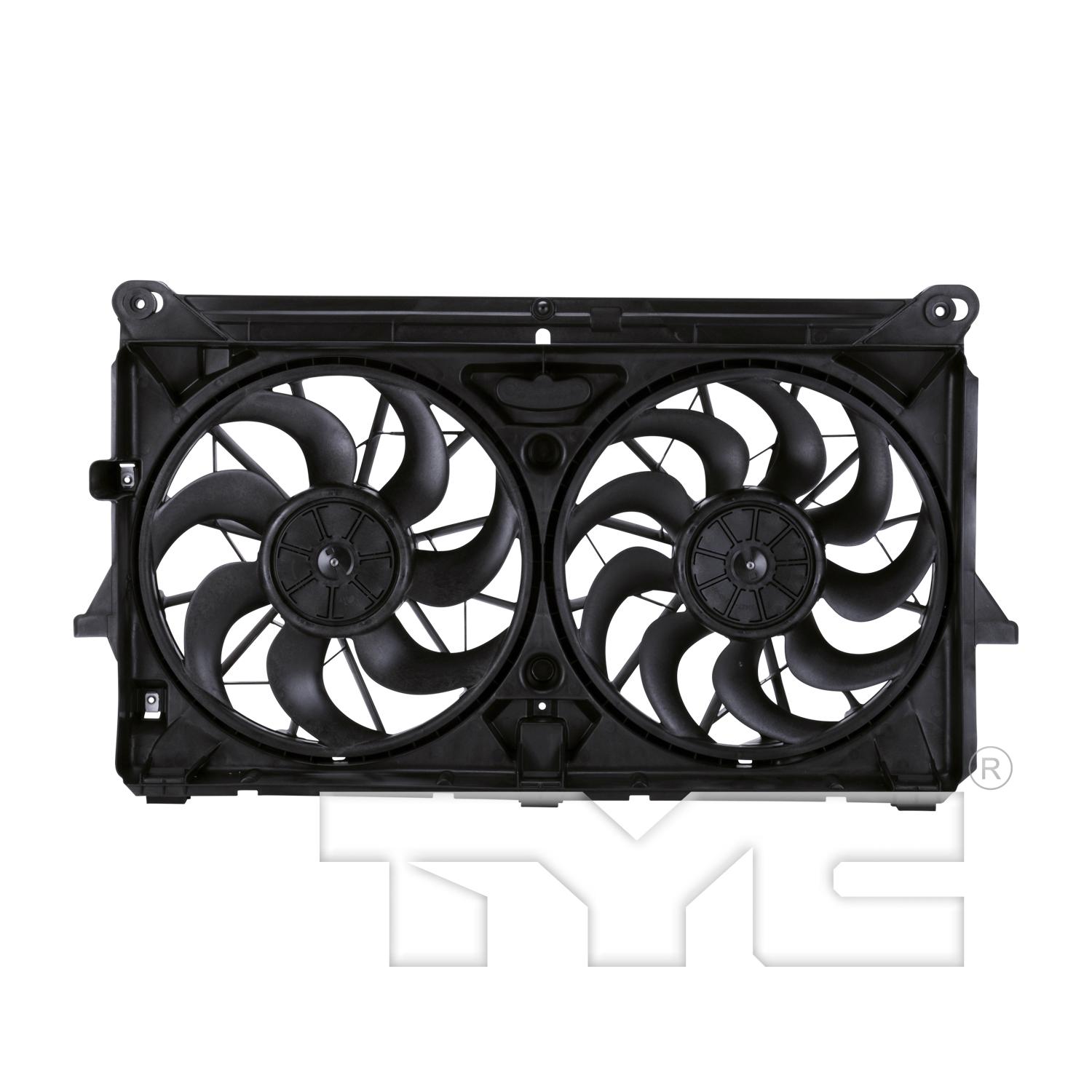 TYC 622210 - Dual Radiator and Condenser Fan Assembly TYC 622210 Dual Radiator and Condenser Fan Assembly product image 1 of 4