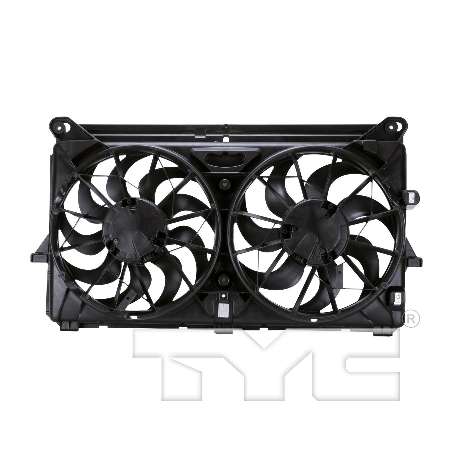 TYC 622210 - Dual Radiator and Condenser Fan Assembly TYC 622210 Dual Radiator and Condenser Fan Assembly product image 2 of 4