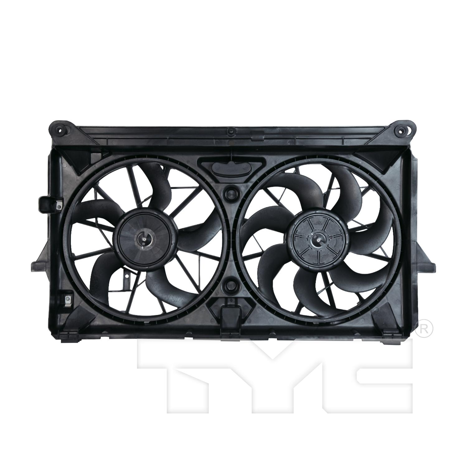 TYC 622220 - Dual Radiator and Condenser Fan Assembly TYC 622220 Dual Radiator and Condenser Fan Assembly product image 1 of 3
