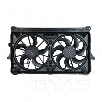 2009 Chevrolet Suburban 2500 Dual Radiator and Condenser Fan Assembly TYC 622220 image 1 of 3