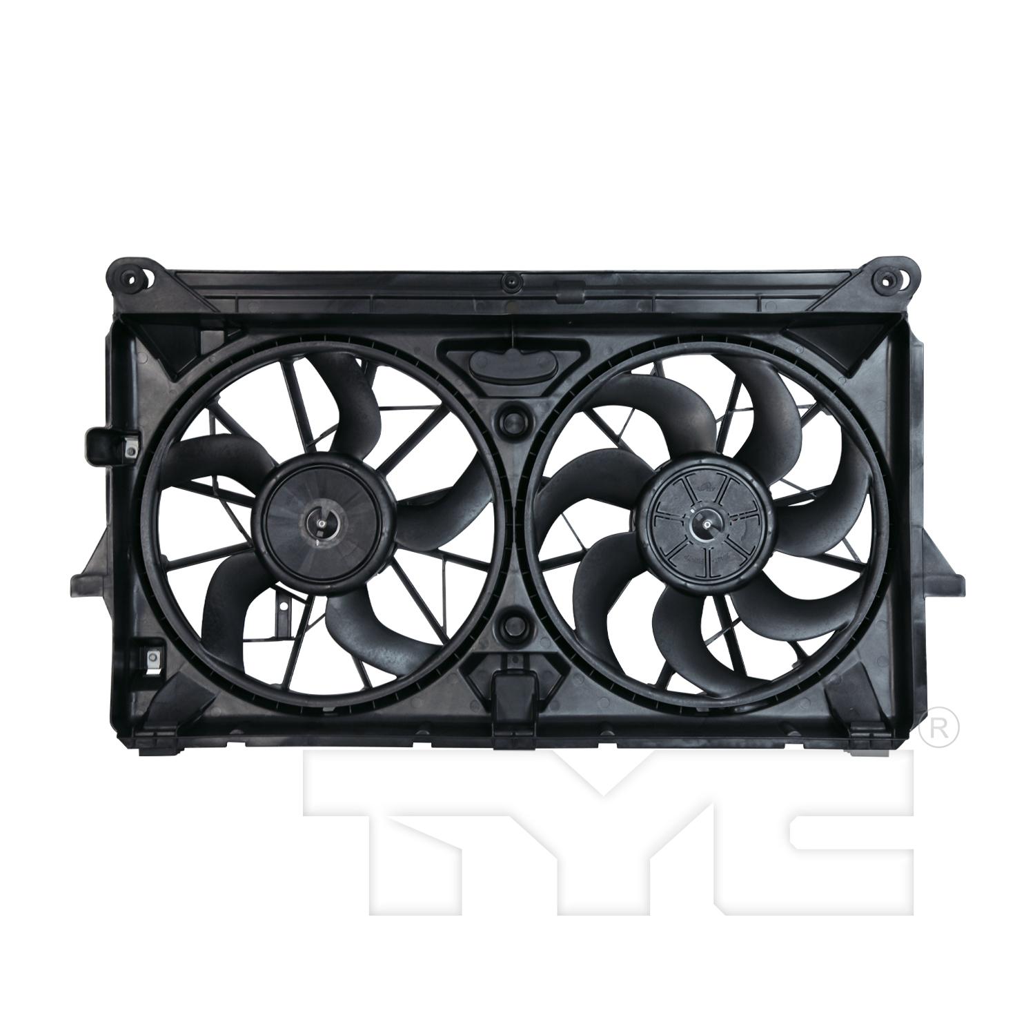 TYC 622220 - Dual Radiator and Condenser Fan Assembly TYC 622220 Dual Radiator and Condenser Fan Assembly product image 2 of 3