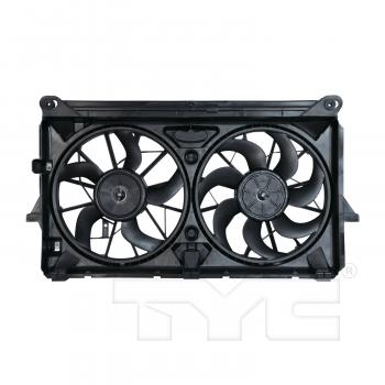 2009 Chevrolet Suburban 2500 Dual Radiator and Condenser Fan Assembly TYC 622220 image 2 of 3