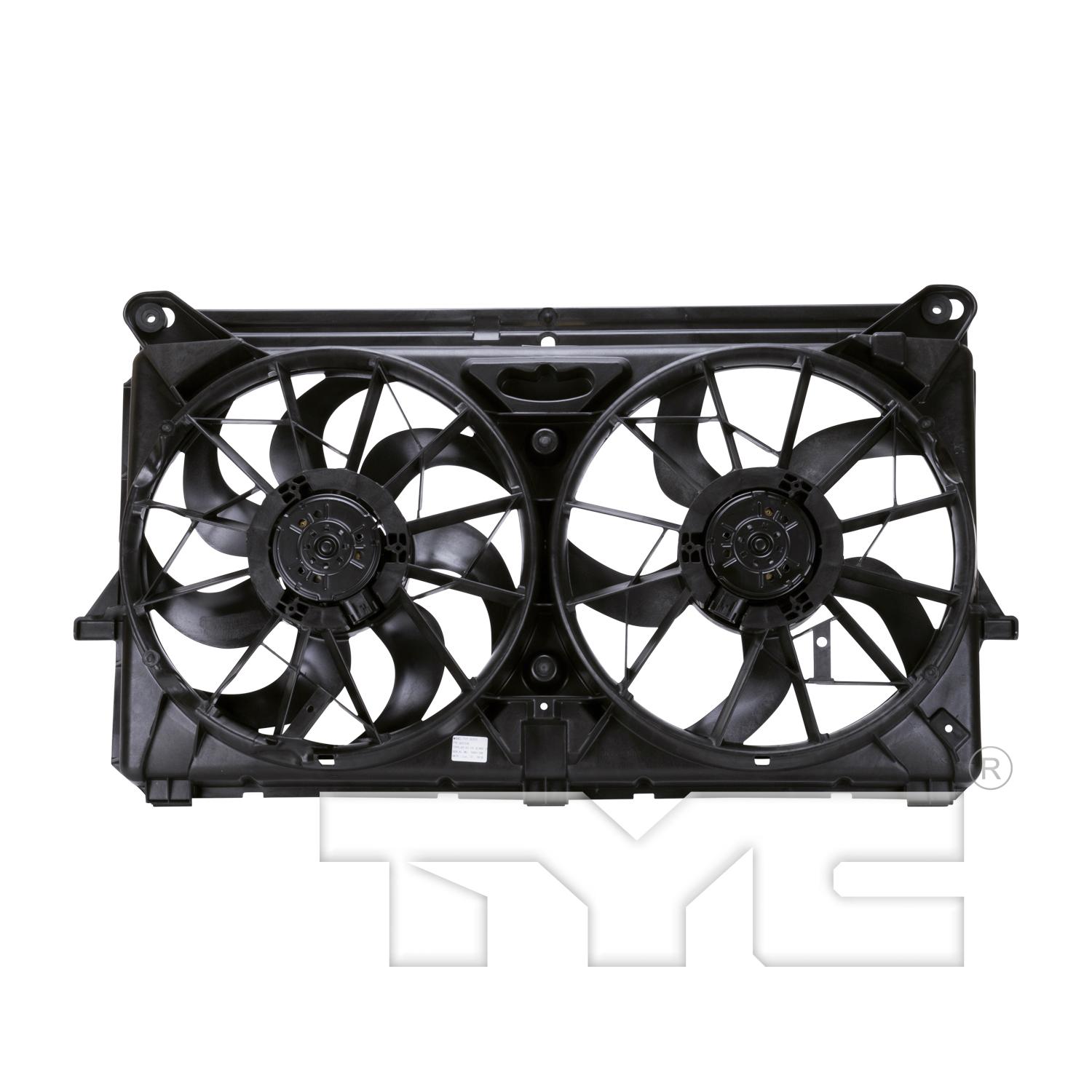 TYC 622230 - Dual Radiator and Condenser Fan Assembly TYC 622230 Dual Radiator and Condenser Fan Assembly product image 2 of 4