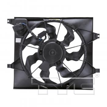 2010 Kia Soul Dual Radiator and Condenser Fan Assembly TYC 622240 image 2 of 3