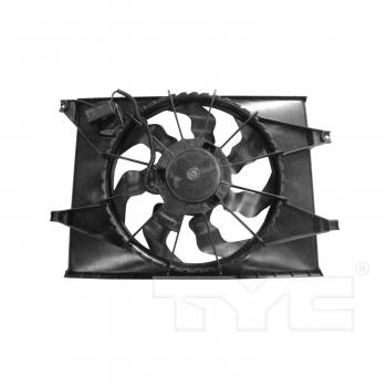 2010 Kia Soul Dual Radiator and Condenser Fan Assembly TYC 622250 image 1 of 3