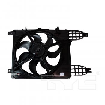 2010 Pontiac G3 Dual Radiator and Condenser Fan Assembly TYC 622260 image 2 of 3