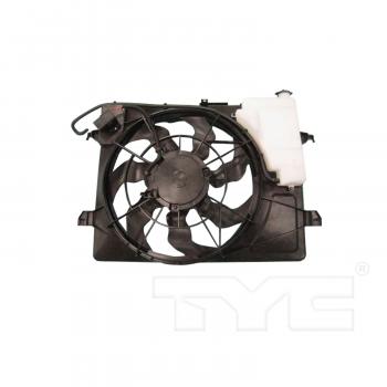 2013 Kia Forte Koup Dual Radiator and Condenser Fan Assembly TYC 622280 image 1 of 3