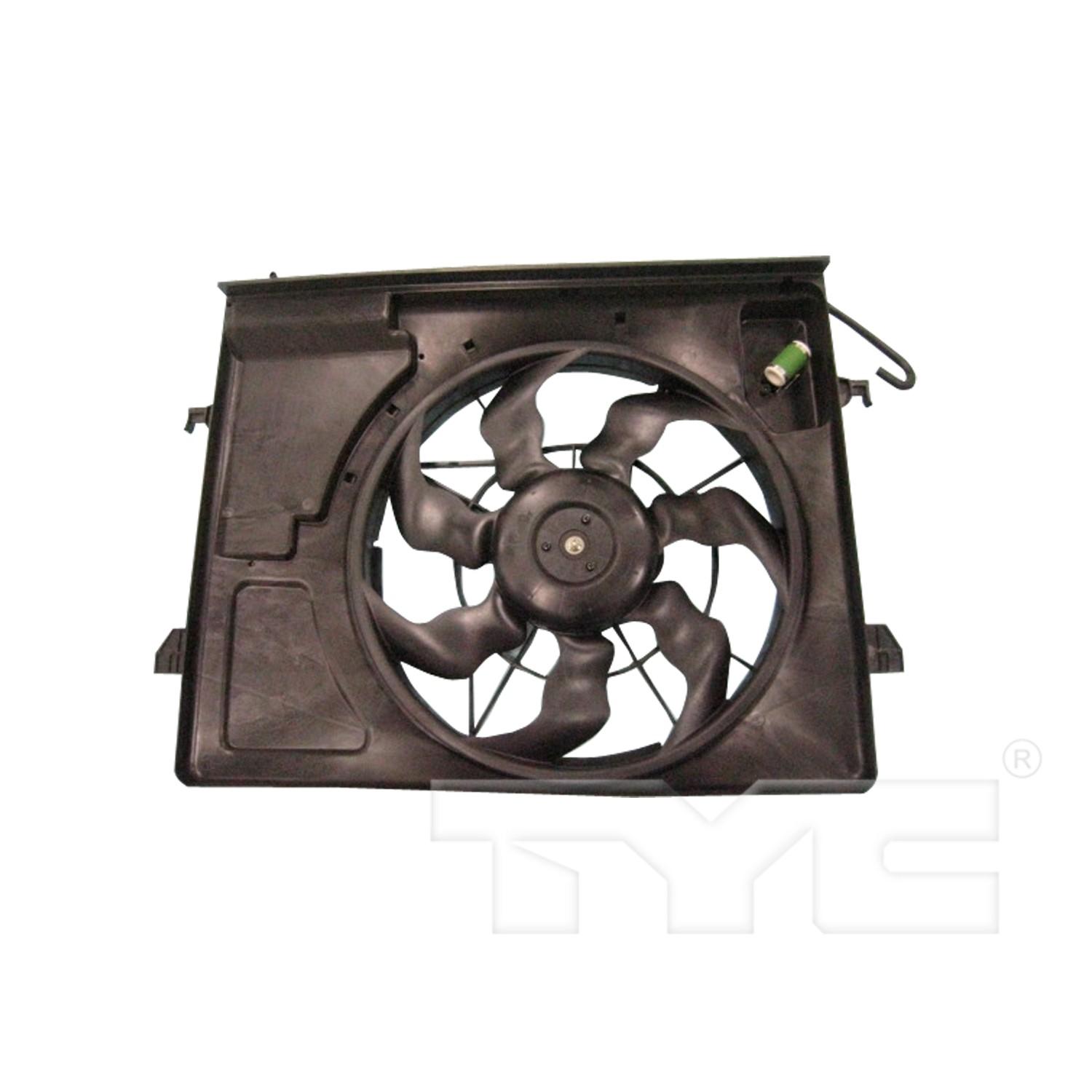 TYC 622280 - Dual Radiator and Condenser Fan Assembly TYC 622280 Dual Radiator and Condenser Fan Assembly product image 2 of 3