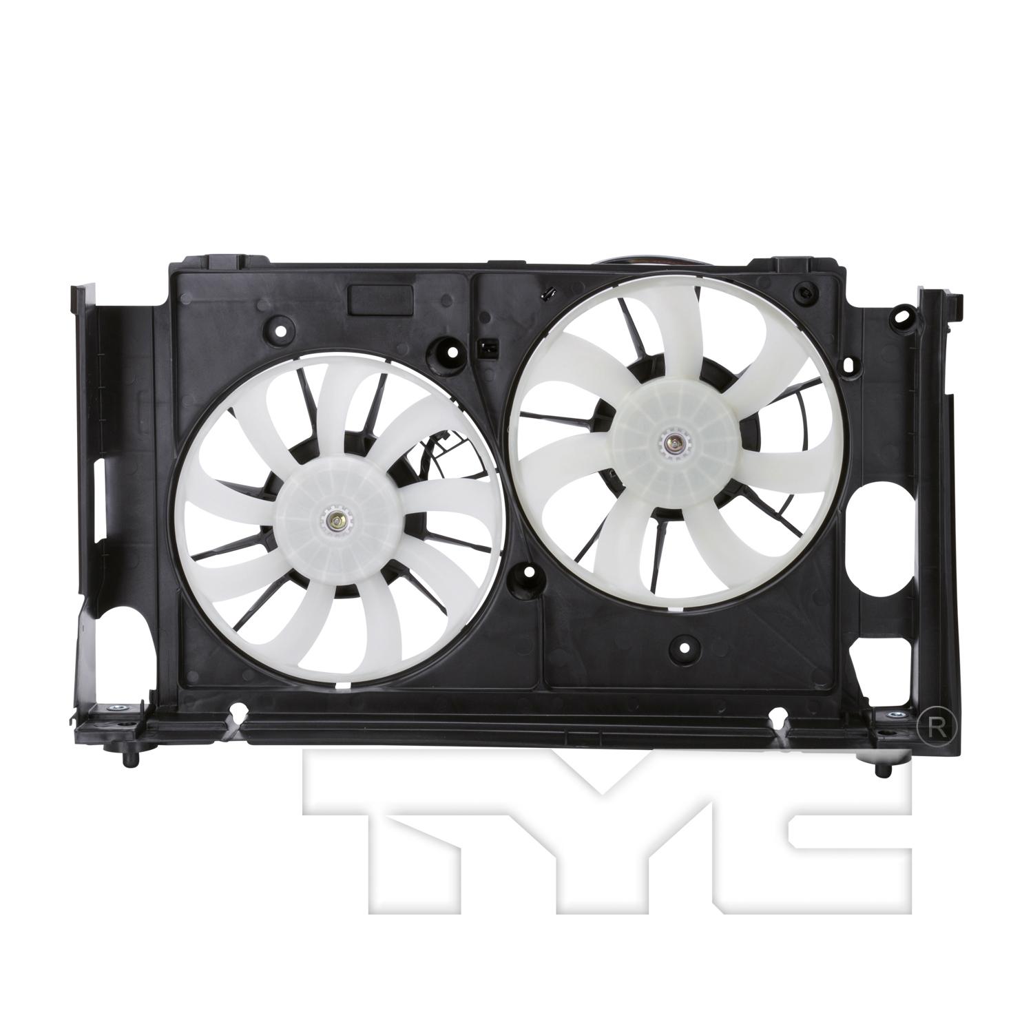 TYC 622310 Dual Radiator and Condenser Fan Assembly product image 1 of 4