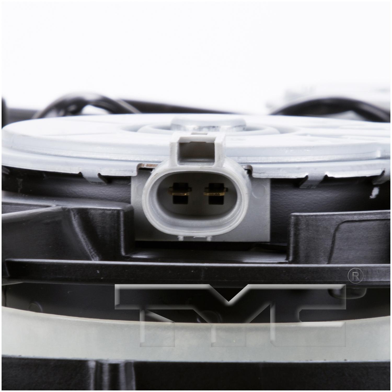TYC 622310 Dual Radiator and Condenser Fan Assembly product image 3 of 4