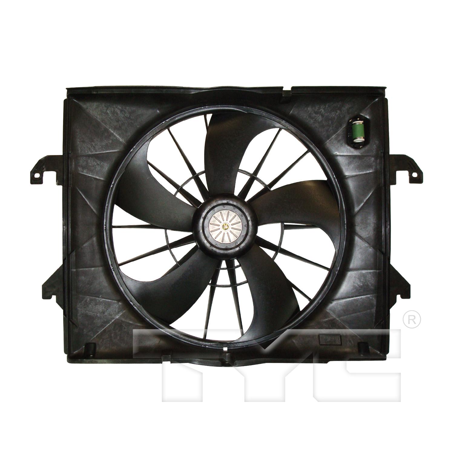 TYC 622320 - Engine Cooling Fan Assembly TYC 622320 Dual Radiator and Condenser Fan Assembly product image 1 of 3